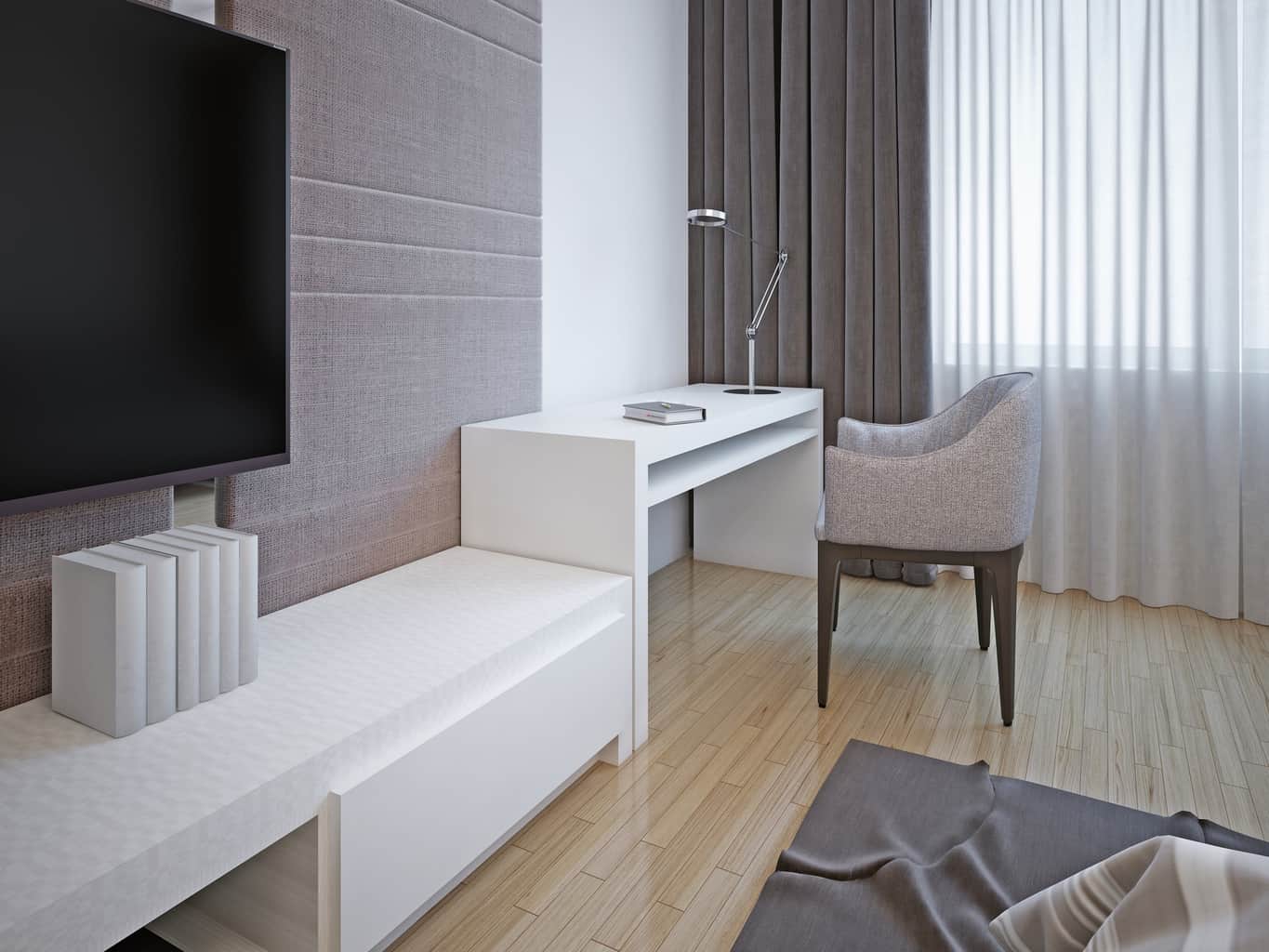 How to Mount a TV on a Curved Wall Interiors Place