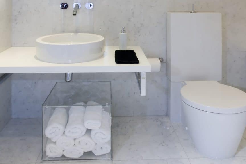 Install Toilet next to Kitchen