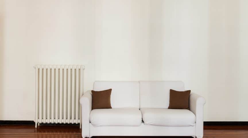 Sofa Next to Radiator