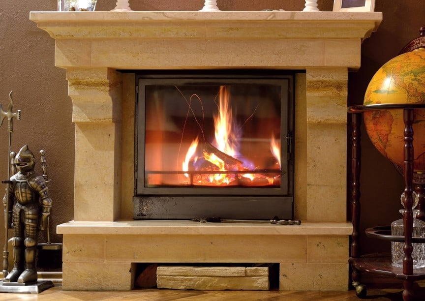 Wood Stovetop Fireplace