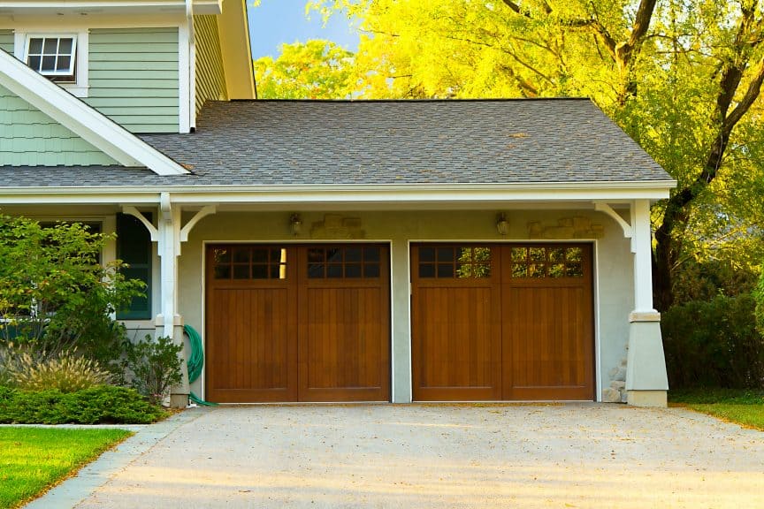 Garage Door with Glass