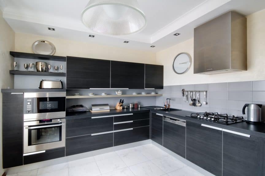 Modern Kitchen with Soffit