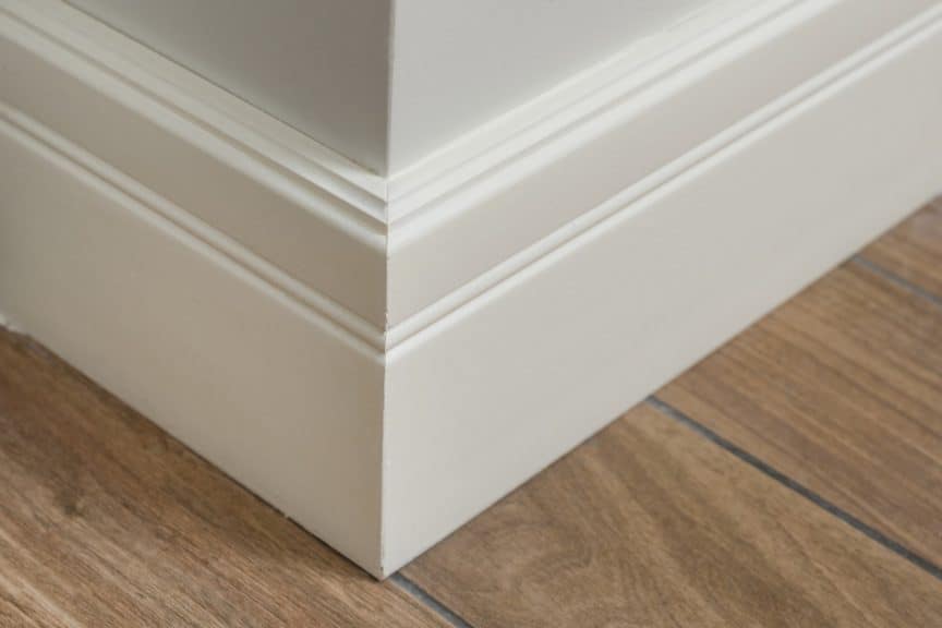 Baseboard on Floor
