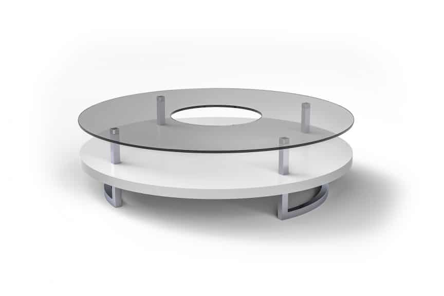 Round Glass Coffee Table