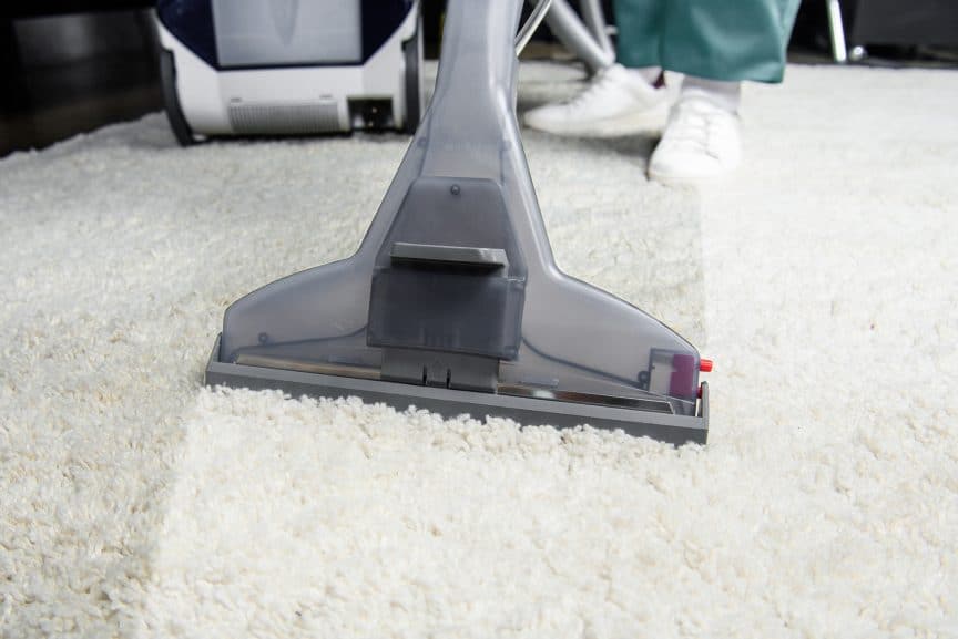 Vacuuming Carpet