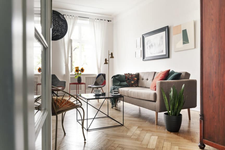 Curtains in Small Living Room